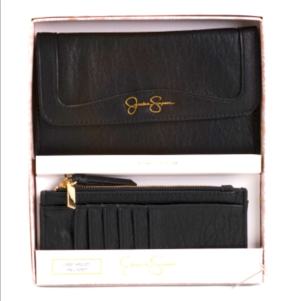Jessica Simpson - Flap Wallet with Long Card Case - Boxed gift set
